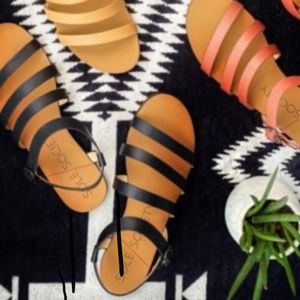 Sole Society Eesha Strappy Flat Sandals